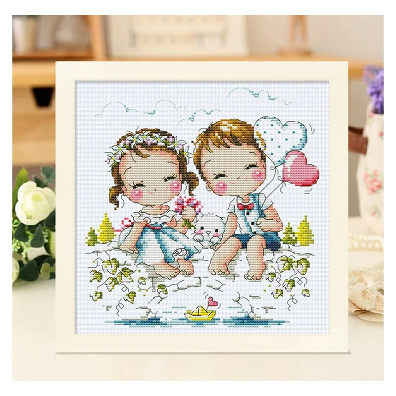 Wedding Package Gold - ชุดปักครอสติส Amishop, คอลเลกชัน Lovely Gold, ภาพถ่ายงานแต่งงานของเรา,