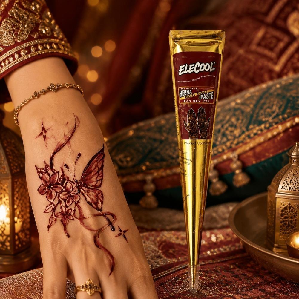 เฮนน่าสีดำธรรมชาติแบบแฟลช สำหร - Indian Wedding Supply บทวิจารณ์และราคา