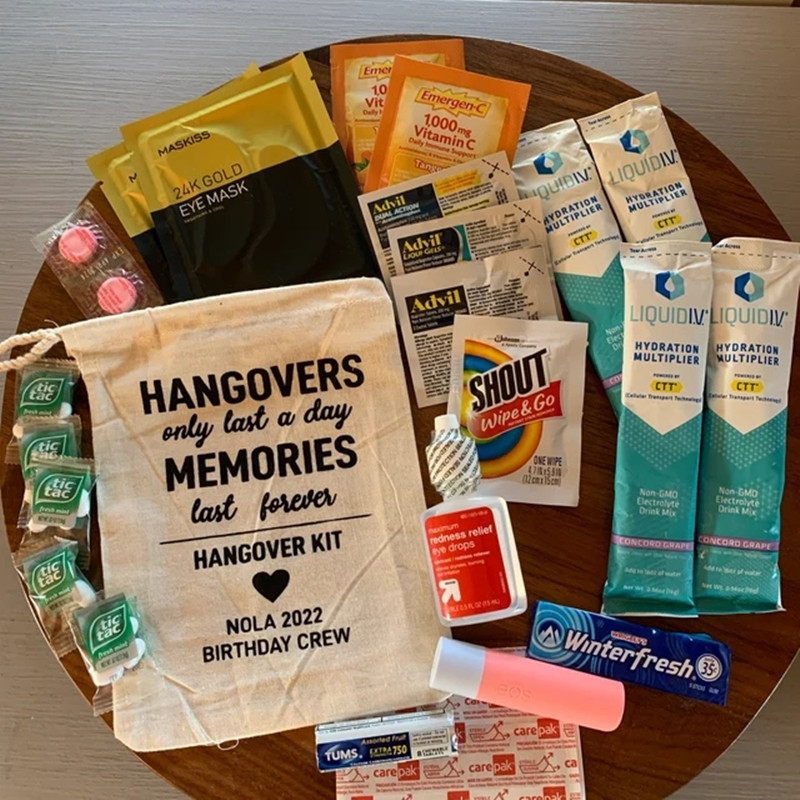 20 ชิ้น Peachy Hangover kit Ha - Wedding Day Supply Kit บทวิจารณ์และราคา