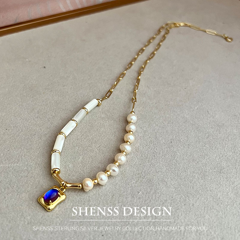 สร้อยคอเปลือกหอยมุกธรรมชาติขนา - Wedding Package Gold บทวิจารณ์และราคา