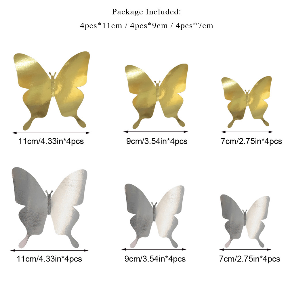 สติกเกอร์ติดผนังรูปผีเสื้อสะท้ - Wedding Package Gold บทวิจารณ์และราคา
