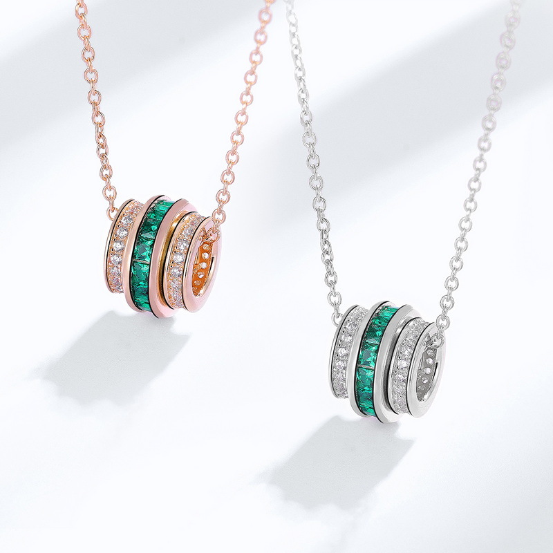 สร้อยคอเงินแท้ S925 ประดับมรกต - Wedding Lulu บทวิจารณ์และราคา