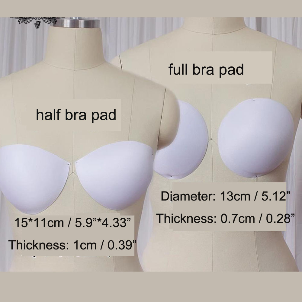 2 คู่ฟองน้ํานุ่มโฟม Bra Pads ส - Wedding Lulu บทวิจารณ์และราคา