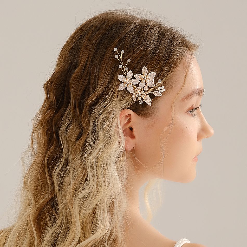 กิ๊ฟหนีบผมดอกไม้ไข่มุกทำด้วยมื - Wedding Supply Store บทวิจารณ์และราคา