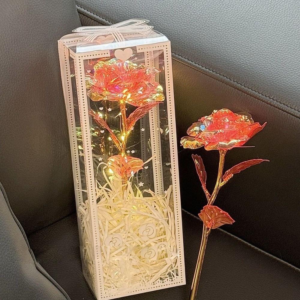 ใหม่จําลองดอกกุหลาบจําลองพร้อม - Wedding Led บทวิจารณ์และราคา