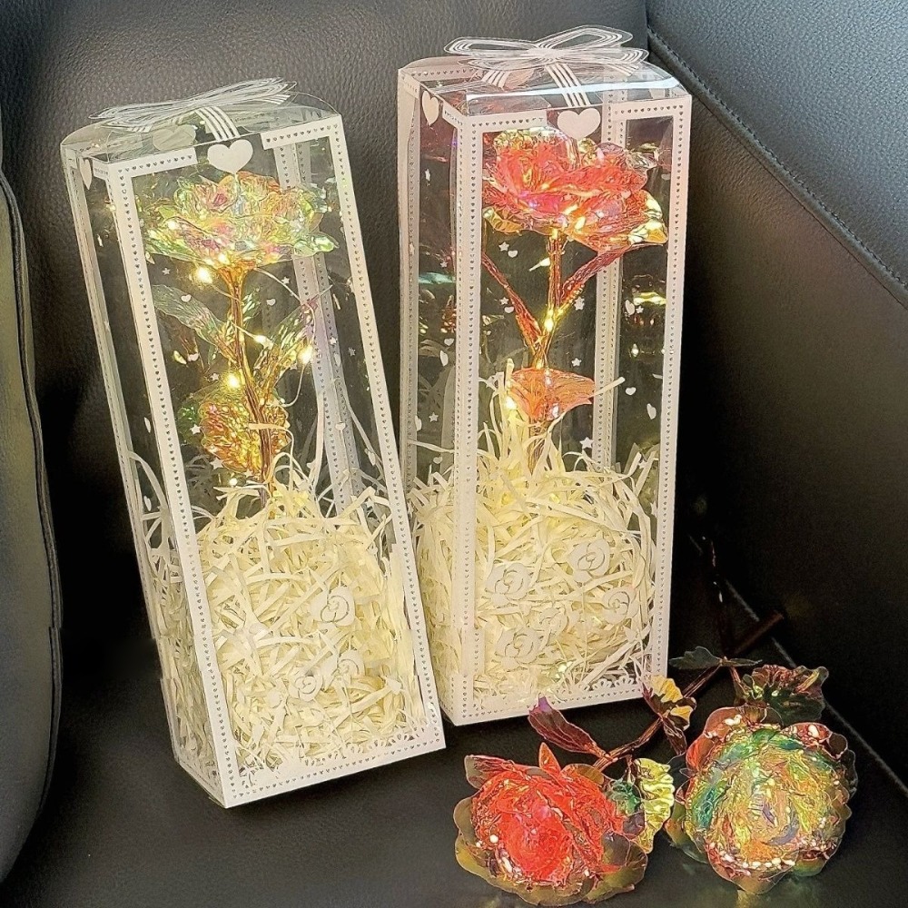ใหม่จําลองดอกกุหลาบจําลองพร้อม - Wedding Led บทวิจารณ์และราคา