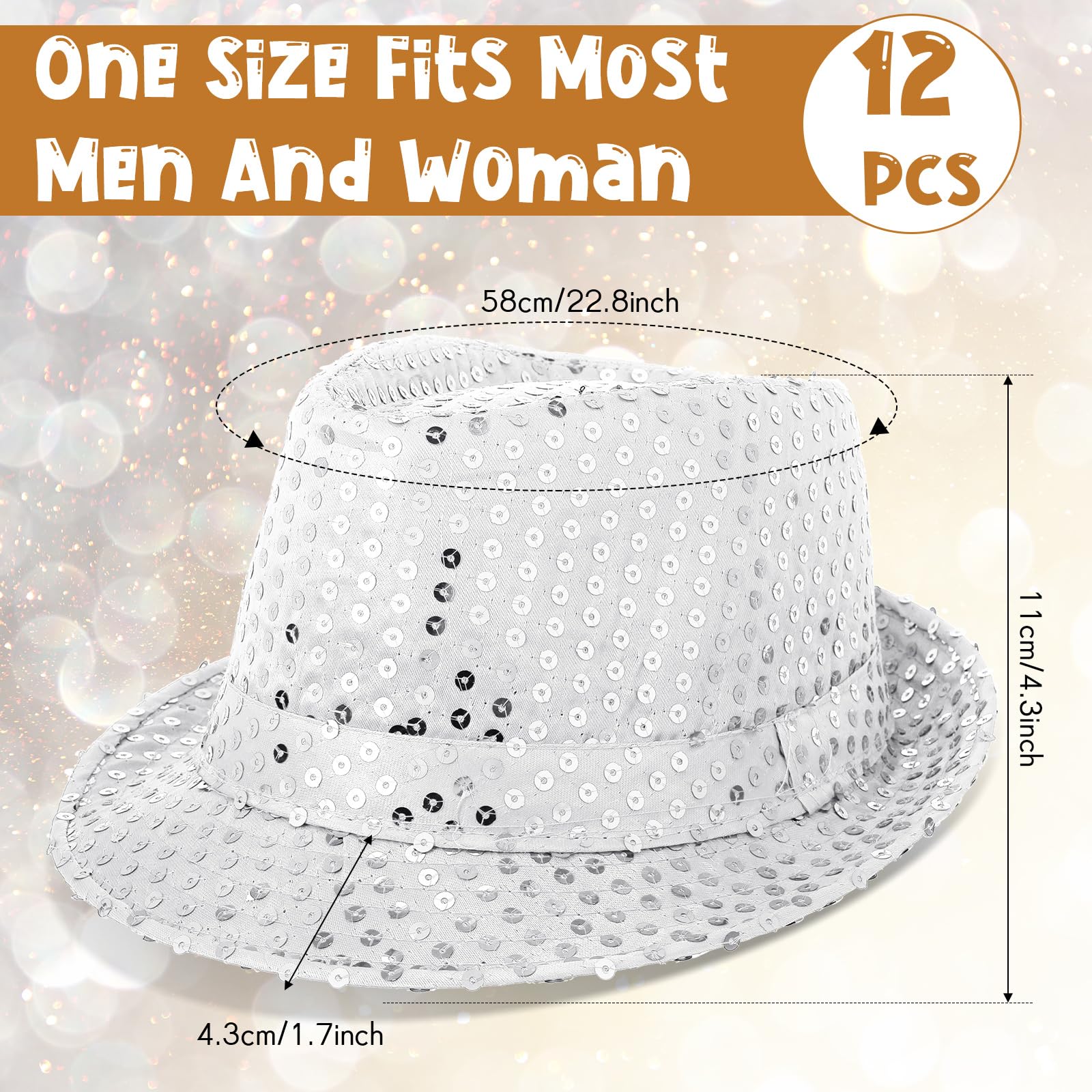 12-36 ชิ้น หมวกปักเลื่อมแบบขาย - Wedding Supply In Bulk บทวิจารณ์และราคา
