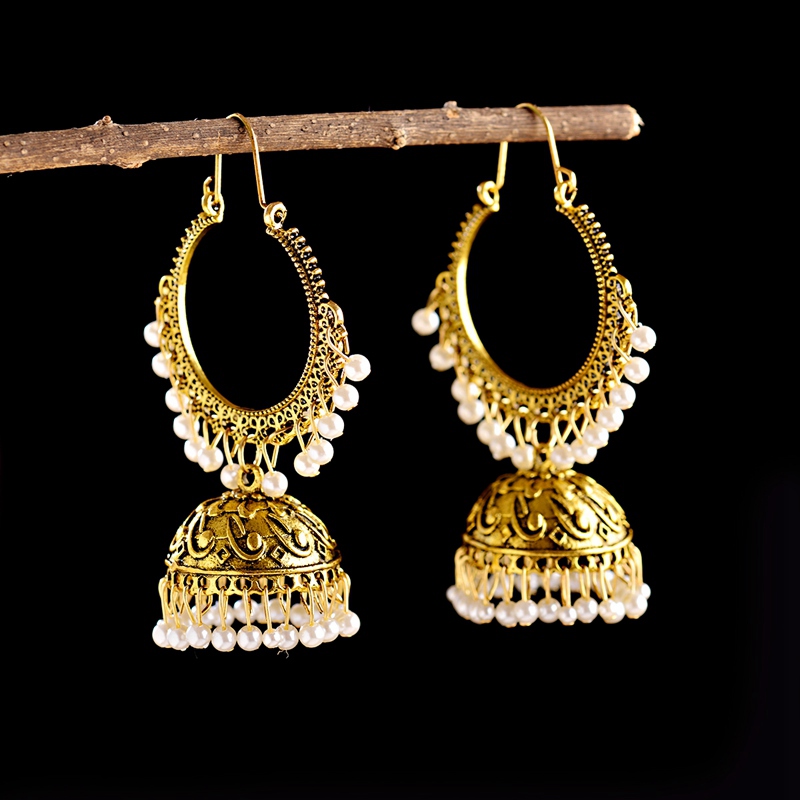 ใหม่อินเดีย Jhumka เครื่องประด - Indian Wedding Supply บทวิจารณ์และราคา