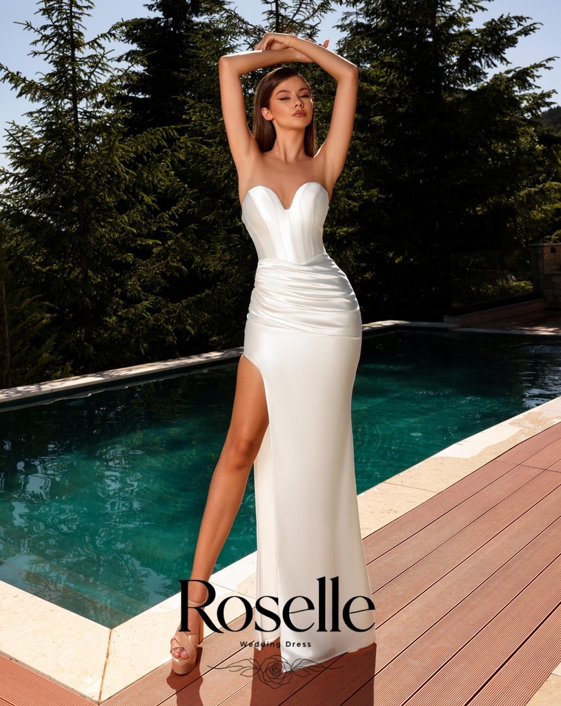 ROSELLE ชุดแต่งงานทรงเข้ารูปสว - Wedding Qw บทวิจารณ์และราคา