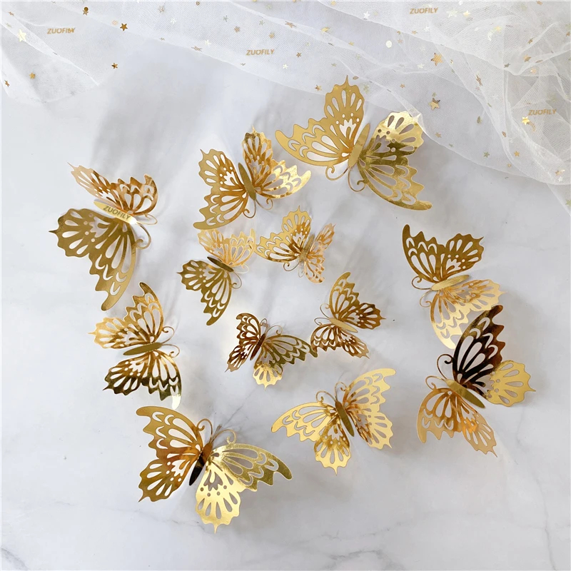 สติกเกอร์ติดผนังรูปผีเสื้อ 3 ม - Wedding Package Gold บทวิจารณ์และราคา