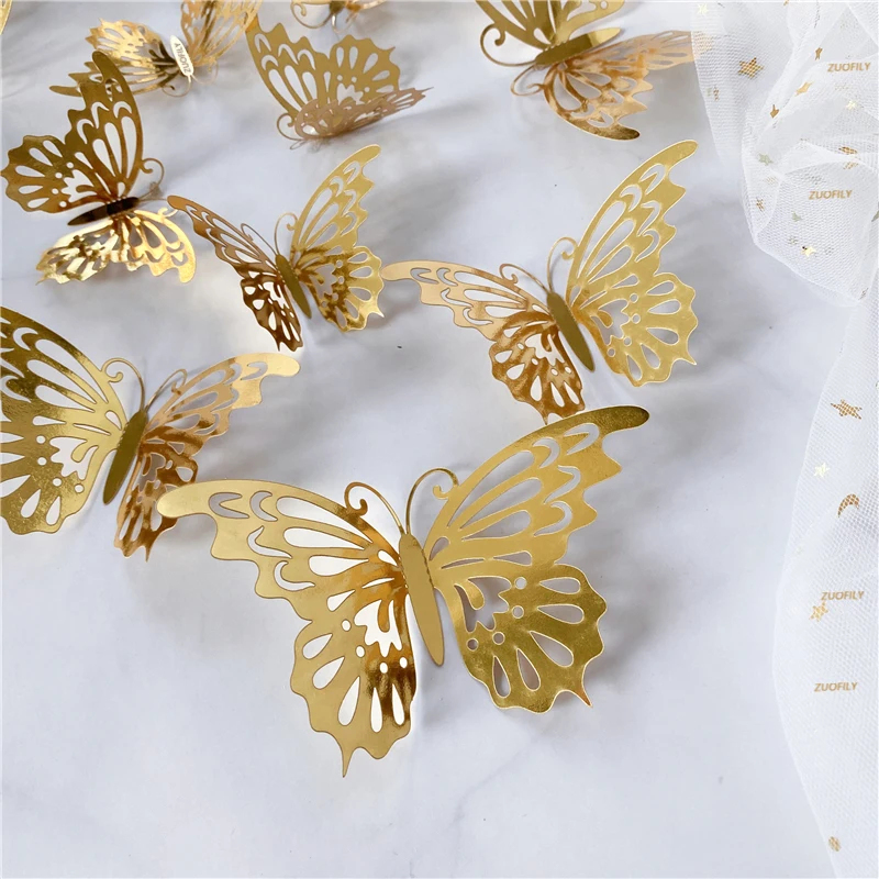 สติกเกอร์ติดผนังรูปผีเสื้อ 3 ม - Wedding Package Gold บทวิจารณ์และราคา