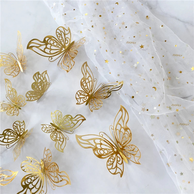 สติกเกอร์ติดผนังรูปผีเสื้อ 3 ม - Wedding Package Gold บทวิจารณ์และราคา