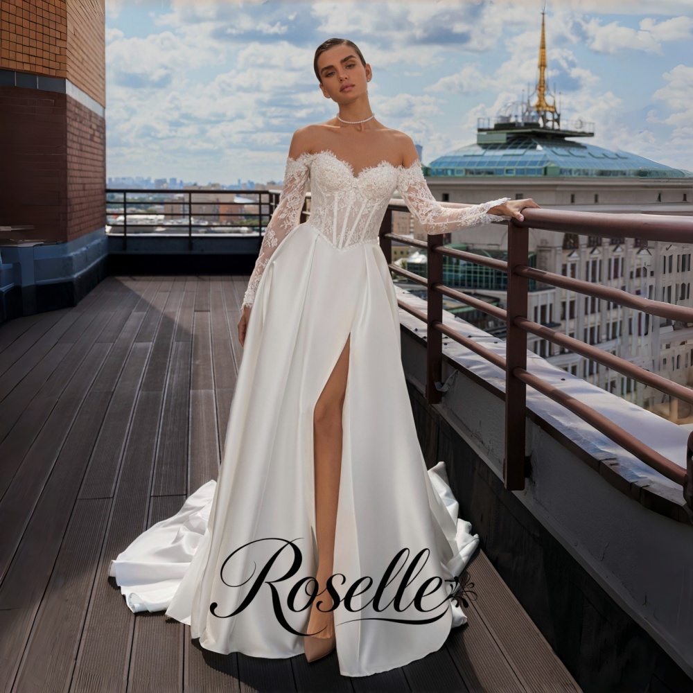 ชุดแต่งงาน ROSELLE ทรงเอไลน์ลู - Wedding Qw บทวิจารณ์และราคา