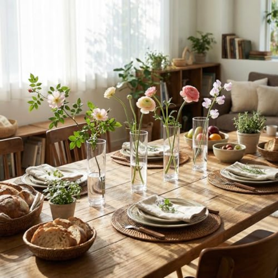 แจกันทรงกระบอกอะคริลิก 48 ชิ้น - Centerpiece Vase Tall บทวิจารณ์และราคา