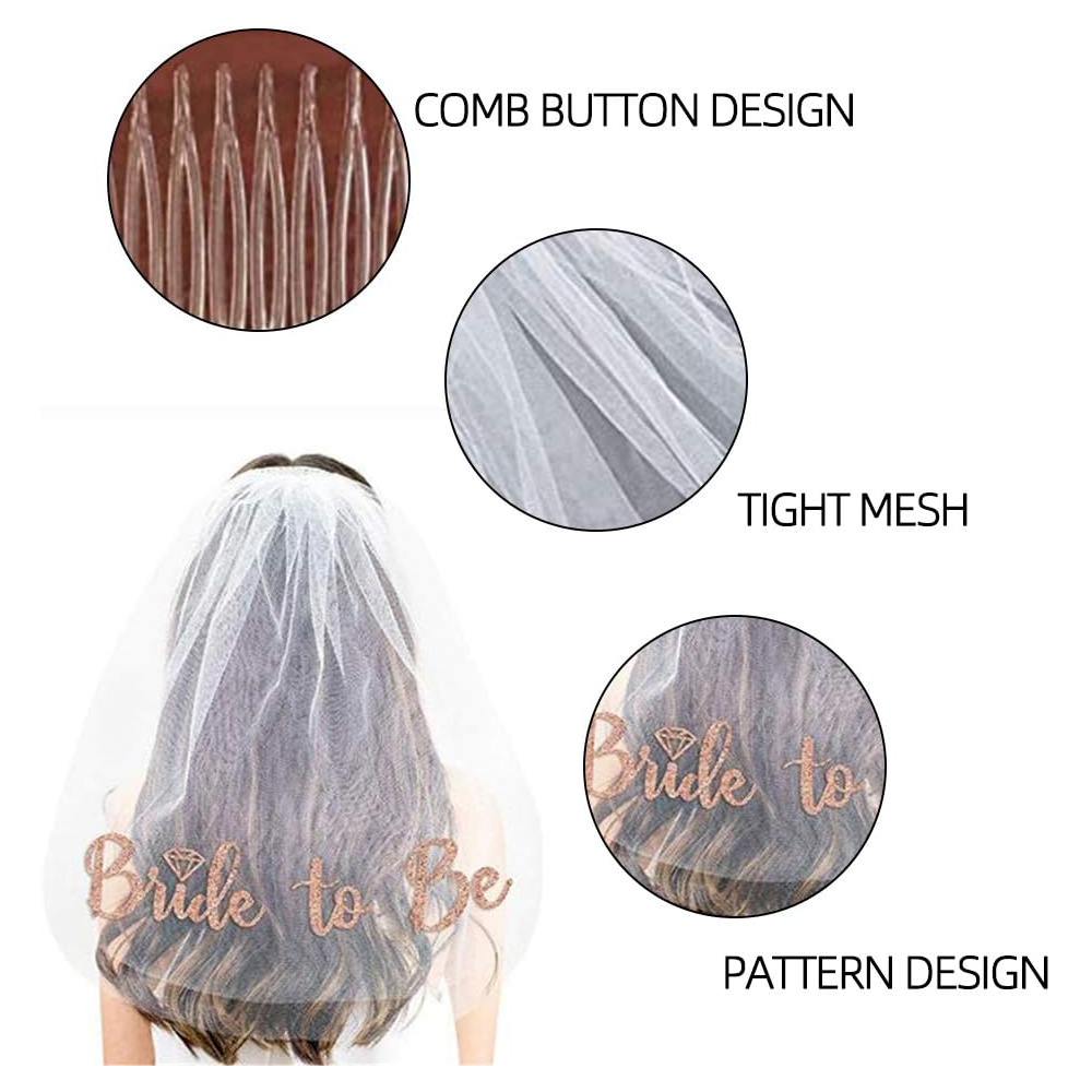 ผ้าคลุมเจ้าสาวสีโรสโกลด์สำหรับ - Wedding Supply Store บทวิจารณ์และราคา