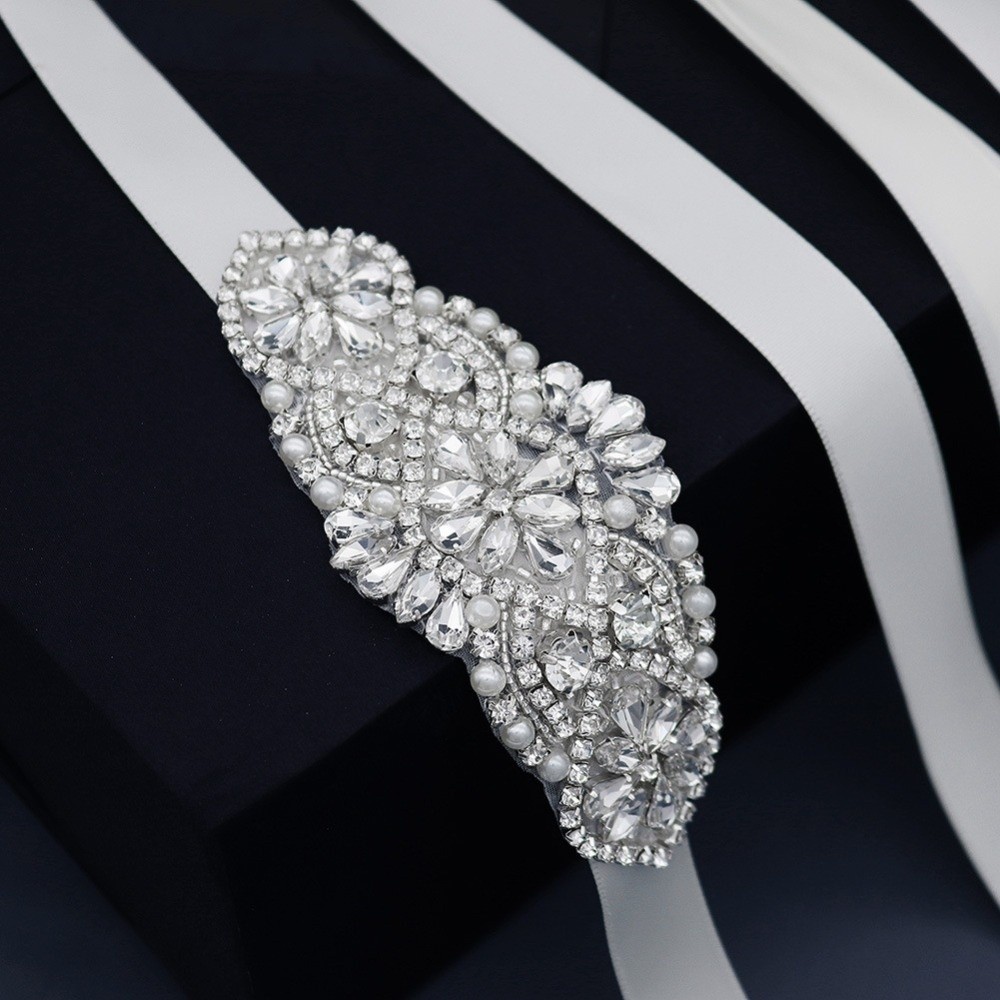 เข็มขัดเจ้าสาวริบบิ้นหวานๆ เข็ - Bridal Sash Ribbon บทวิจารณ์และราคา