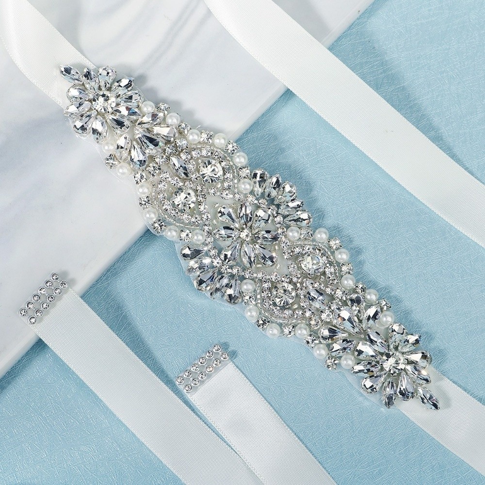 เข็มขัดแต่งงานแบบยาวประดับริบบ - Bridal Sash Ribbon บทวิจารณ์และราคา