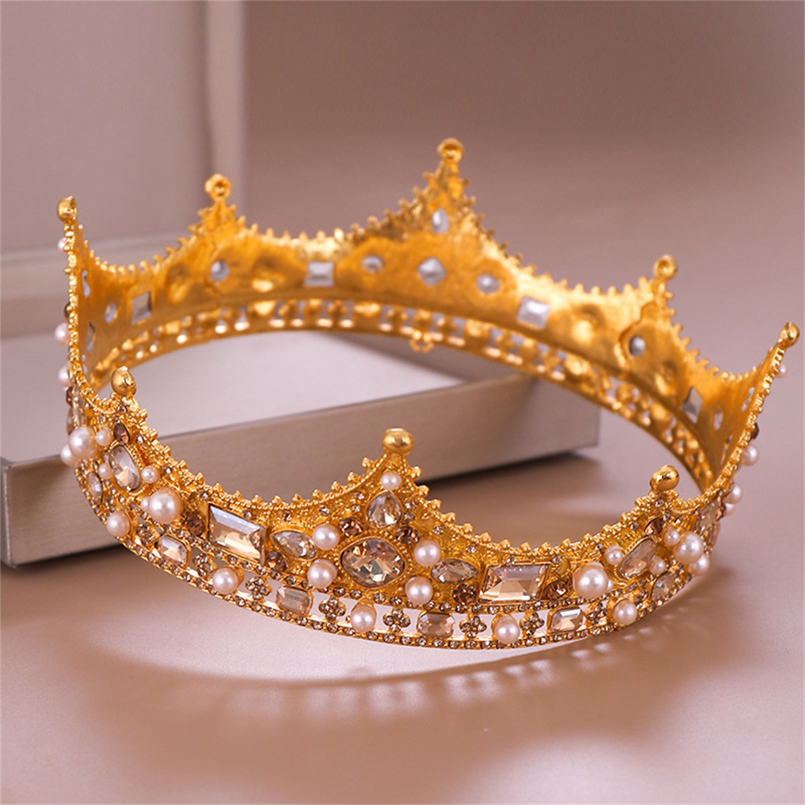 มงกุฎเจ้าสาวประดับเพชรเทียม ที - Wedding Party Supply บทวิจารณ์และราคา