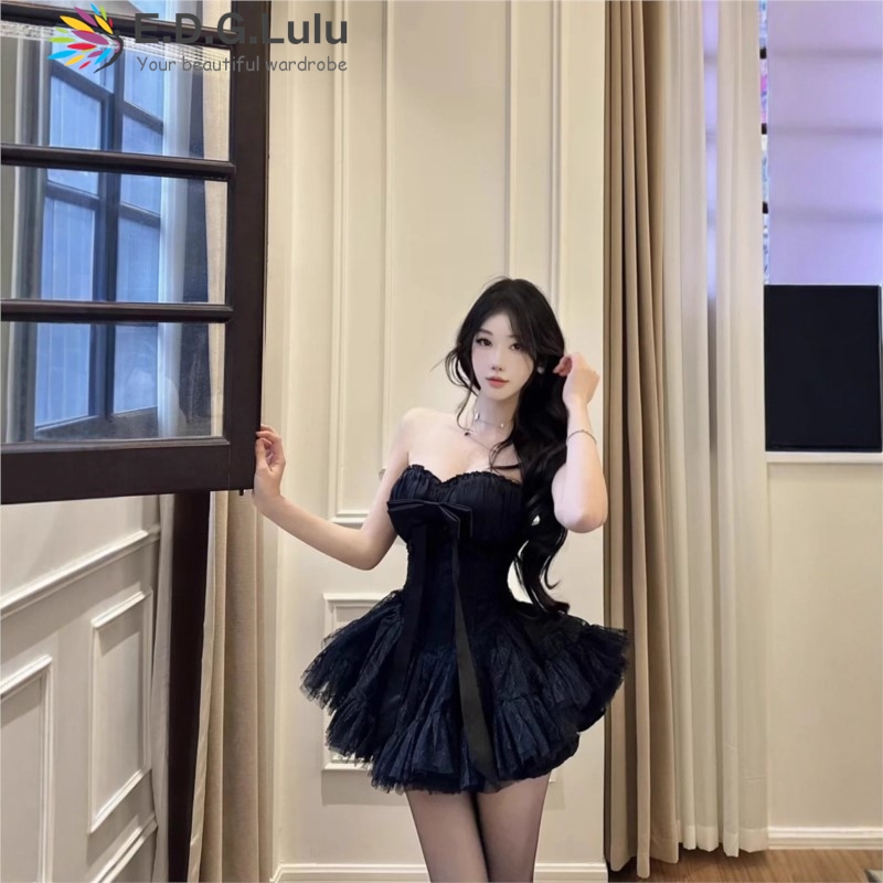 EDGLuLu ชุดเดรสปาร์ตี้แบบไม่มี - Wedding Lulu บทวิจารณ์และราคา